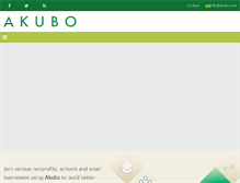 Tablet Screenshot of akubocrm.com